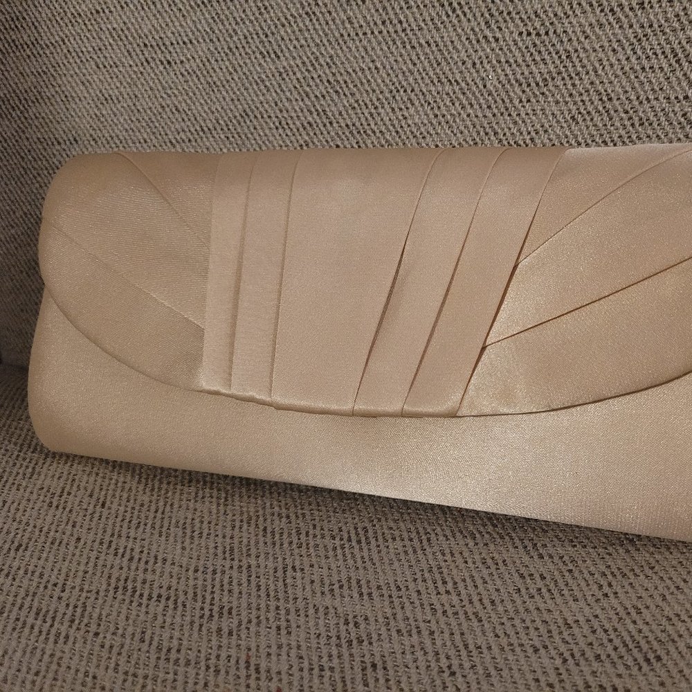 Satin clutch